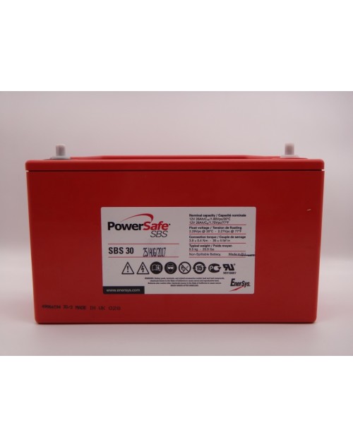 Acumulator Power Safe SBS 30, 12V 26Ah AGM centrala telefonica 